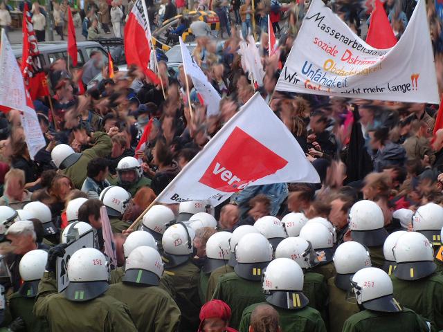 trade union verdi attacked