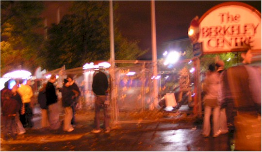 Protestors gather at 4 am