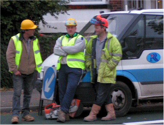 Contractors wait