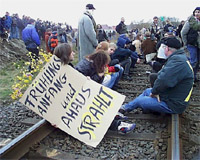 The usual type of Castor-casket train.