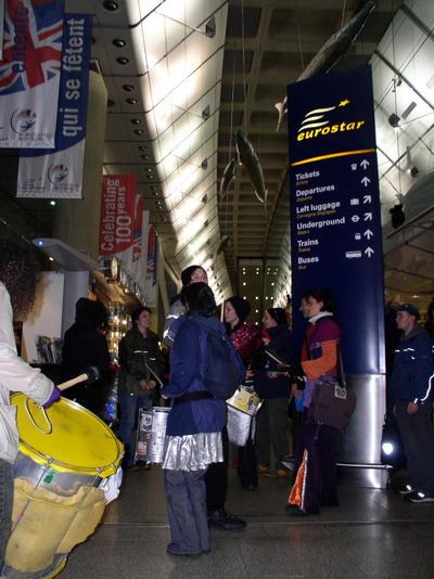 half the demo was out6side and half inside the terminal