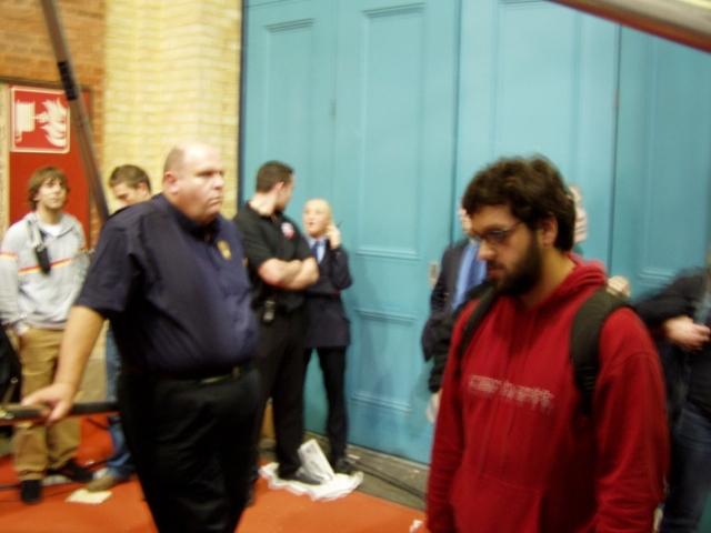 security stand by powerless