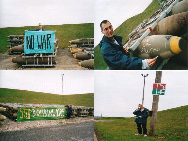 Picures taken insinde welford bomb store