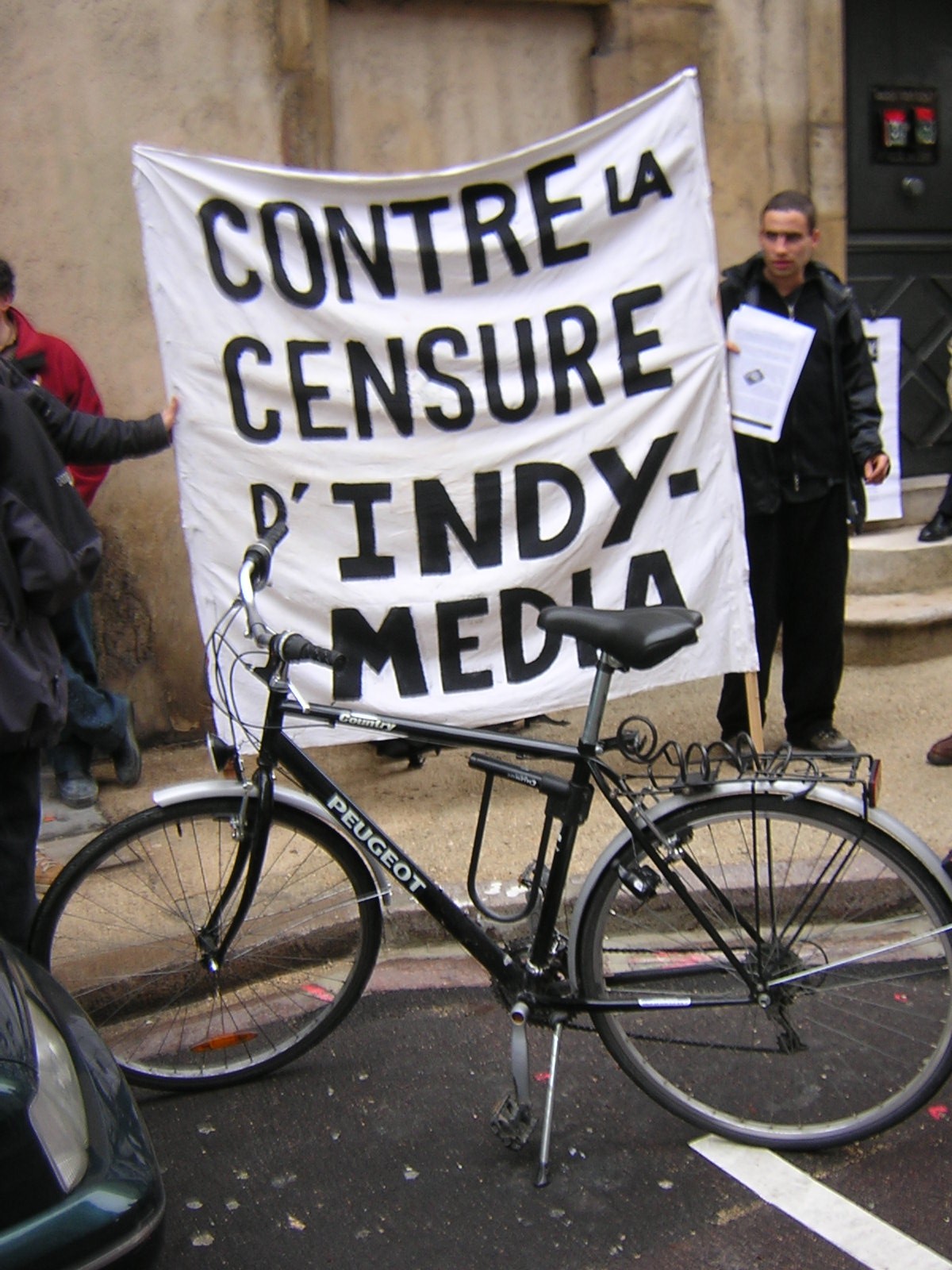 banner: "against the censorship of indymedia"
