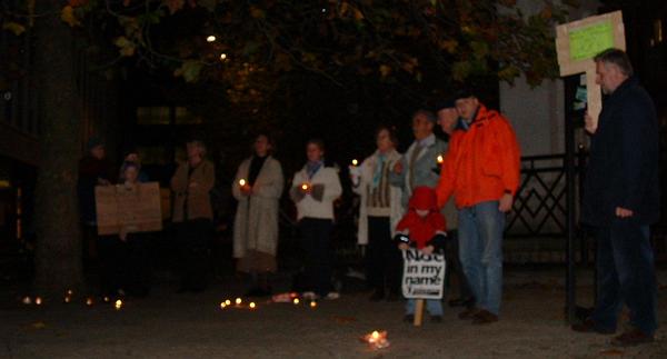 Candlelit vigil