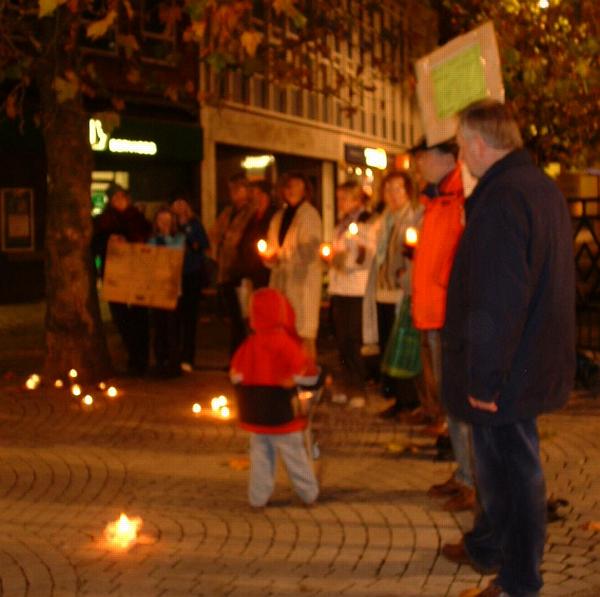 Candlelit vigil