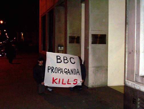 sign outside BBC HQ
