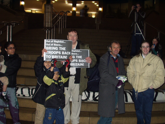 Some young protesters join the vigil for Fallujah!