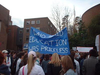 student demo yesterday