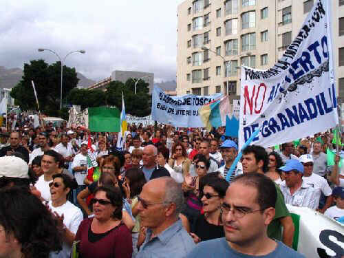 Demonstration Tenerife