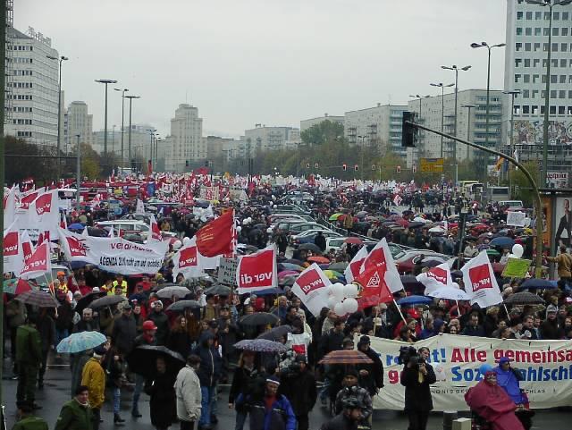 2004 - over 500.000 demonstrate against unemployment