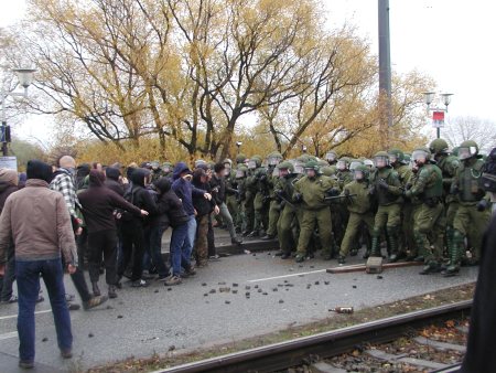 2004 - protest against a nazi-march in eastern germany...