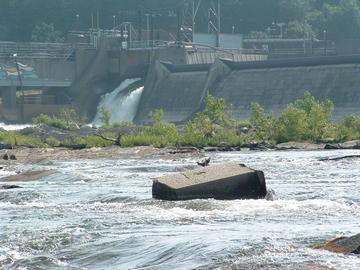 Holyoke dam on the Connecticut River