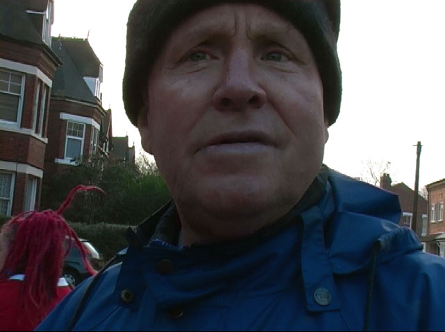 Lot's of local support. Here's Brian, Selly Oak's local rag 'n bone man.