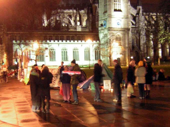 Parliament Square 22 Dec 2004: Solidarity for Fallujah Refugees