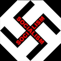 the sick socialist swastika