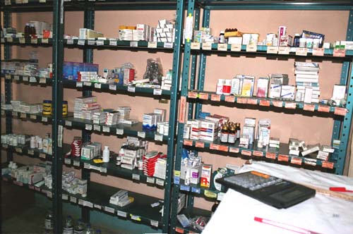 The dispensary, supplying medication to those who cant afford it.