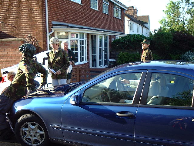 the 'criminal damage' taking place