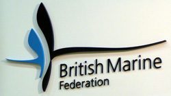 British Marine Federation Photo Banner london Boat Show 2005