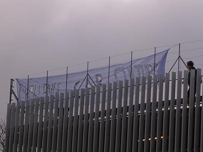 Challenge Car Culture! - The banner opposite Bucks County Council Offices.