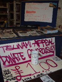 The tsunami disaster benefit gig