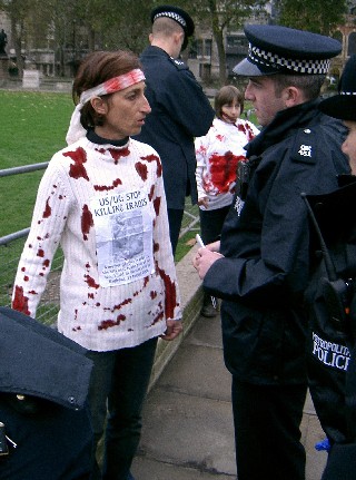 ...and we had to be stopped and searched