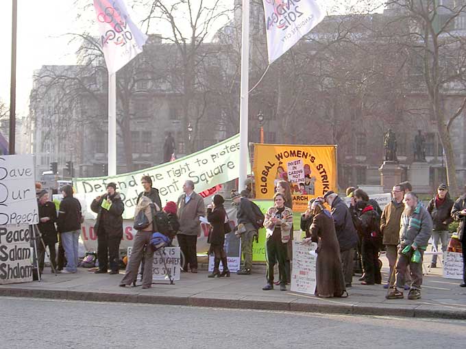 There were lots of speeches.