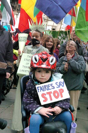 She wants a future even if Bush dosn't........