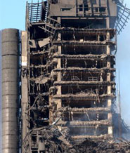 windsor tower Sunday morning Feb 13 2005