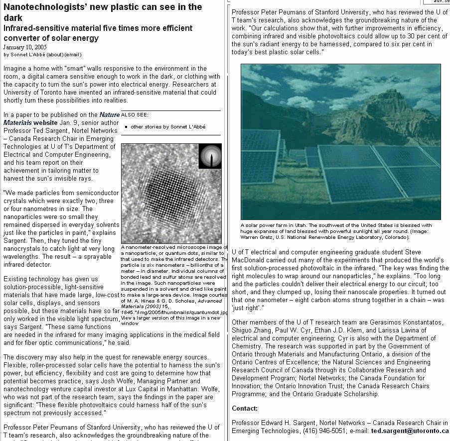 Infrared 5X solar film discovery