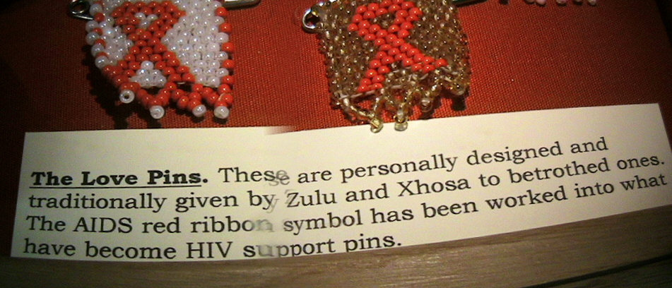 Traditional Xhosa love pins