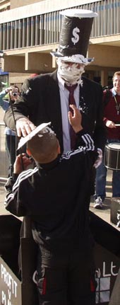 Pick on someone your own size bully!