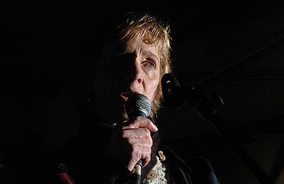 U.S. activist Judy Linehan from Military Families Speak Out.