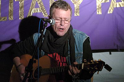 Folk singer Rob Johnson.