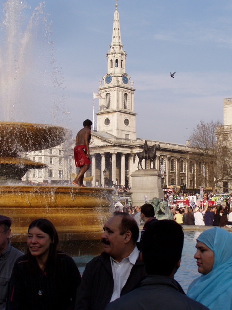 enjoying the sunshine