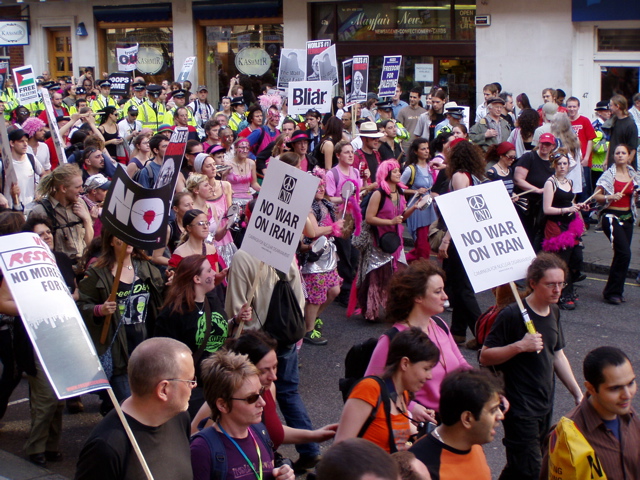 pink protestors