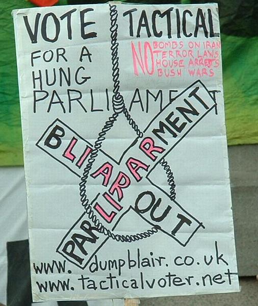 Vote tactical for a hung parliament