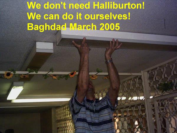 We don't need Halliburton!