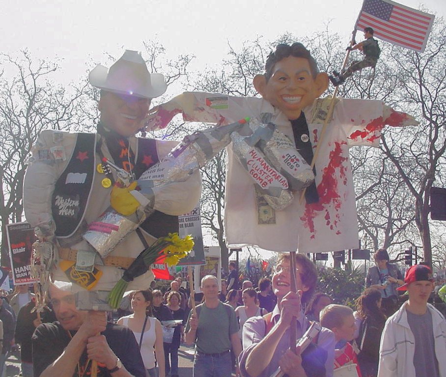 World class warmongers mocked openly!