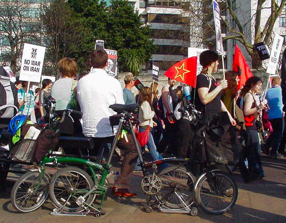 Brompton folding bike owning photographers for peace