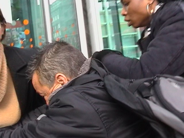 'Lemme in! I wanna get to work' - these lot are really keen.