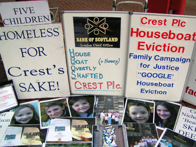 Bank of Scotland HBOS Five Children Homeless for Crest's Sake