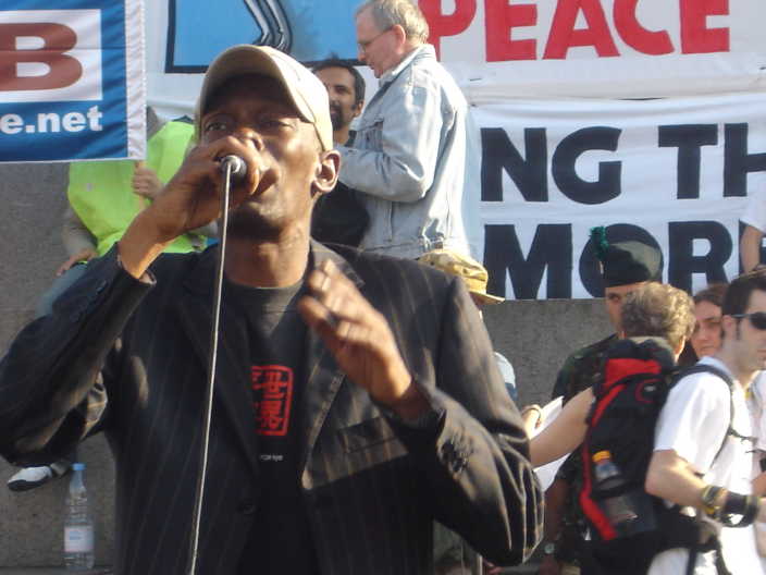 Maxi Jazz, lead singer from band Faithless