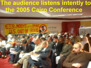 Audience listens keenly