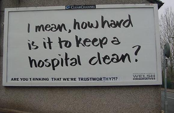 subverted tory billboard