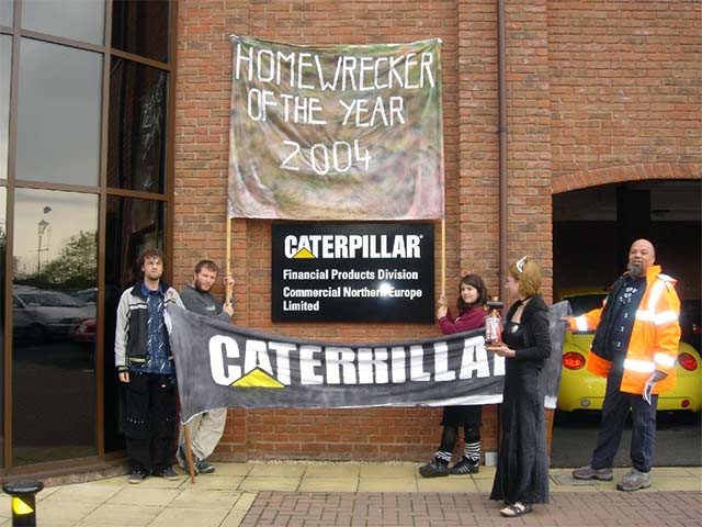 Setting up for the award ceremony