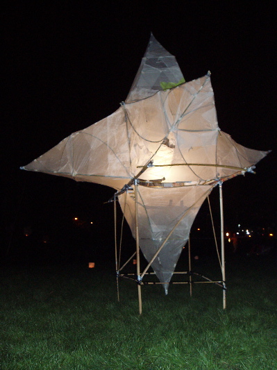 A huge star that was carried through the streets