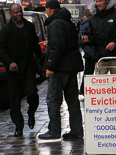 Claridge's A Gentleman Guest Arrives During A Gentleman Protest