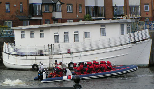 Houseboat Picton Post Crest Nicholson Shafter's Quay Cardiff Bay