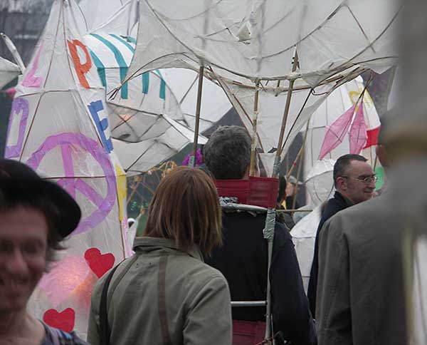 Hundreds gather in Mount Pleasant Park around 7pm